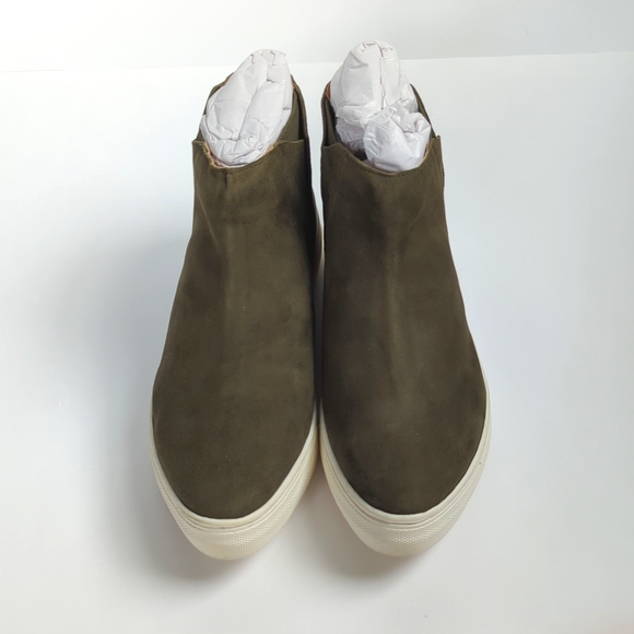 Seychelles Set Sneaker Olive Suede Bootie Sizes 6.5, 7, 7.5, 8.5 - Picture 5 of 5